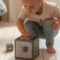 Little Dutch Stapeltoren^Stapelblokken - Blauw - Forest Friends