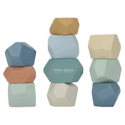 Little Dutch Stapeltoren|Houten Speelgoed^Stapelstenen - Meerkleurig - Forest Friends