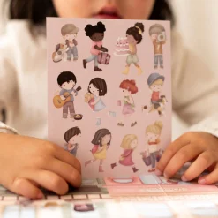 Little Dutch Creatief Speelgoed^Stickers - Essentials - Rosa