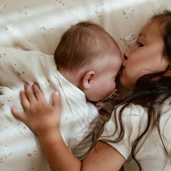 Little Dutch Hydrofiele Doeken|Omslagdoek^Swaddle - Beige - 120 cm - Newborn Naturals - Little Goose