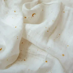 Little Dutch Hydrofiele Doeken|Omslagdoek^Swaddle - Beige - Newborn Naturals - Little Goose