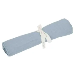 Little Dutch Hydrofiele Doeken|Omslagdoek^Swaddle - Blauw - Maat 120 cm - Essentials