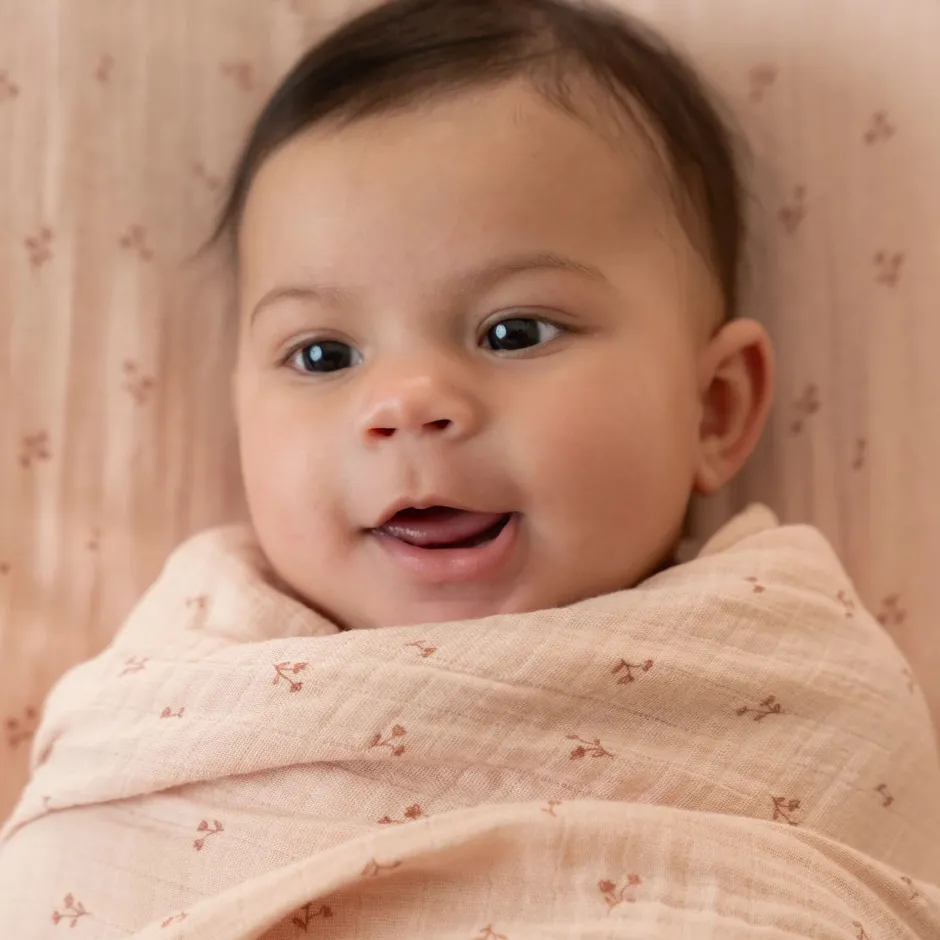 Little Dutch Hydrofiele Doeken|Omslagdoek^Swaddle - Roze - 120 cm - Essentials