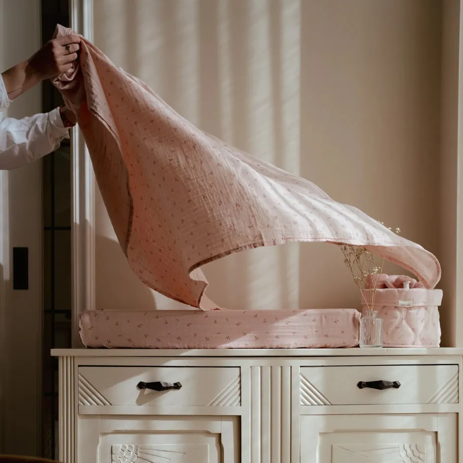 Little Dutch Hydrofiele Doeken|Omslagdoek^Swaddle - Roze - 120 cm - Essentials