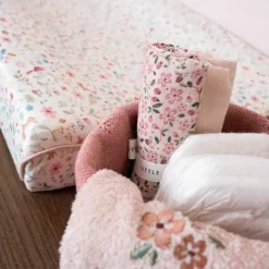 Little Dutch Hydrofiele Doeken|Omslagdoek^Swaddle - Roze - Fairy Garden - Fairy Floral