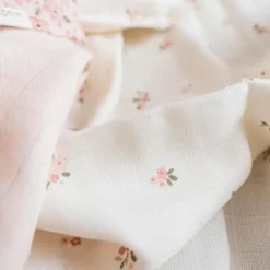 Little Dutch Hydrofiele Doeken|Omslagdoek^Swaddle - Wit - Fairy Garden - Fairy Blossom