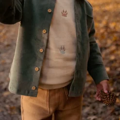 Little Dutch Jongens Kleding|Kinderkleding^Sweatbroek - Bruin - Forest Friends