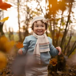 Little Dutch Jongens Kleding|Kinderkleding^Sweater - Blauw - Forest Friends