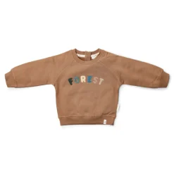Little Dutch Jongens Kleding|Kinderkleding^Sweater - Bruin - Forest Friends