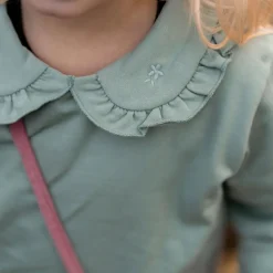 Little Dutch Meisjes Kleding|Kinderkleding^Sweater - Groen - Fairy Garden