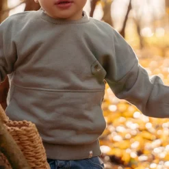 Little Dutch Jongens Kleding|Kinderkleding^Sweater - Groen - Forest Friends