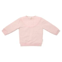 Little Dutch Meisjes Kleding|Kinderkleding^Sweater - Ruches - Lichtroze - Fairy Garden