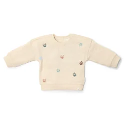 Little Dutch Jongens Kleding|Kinderkleding^Sweater - Zand - Forest Friends