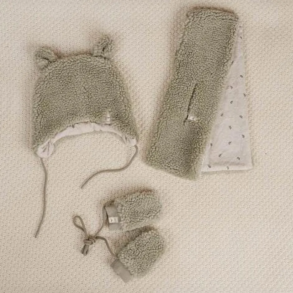 Little Dutch Accessoires^Teddy muts - Groen