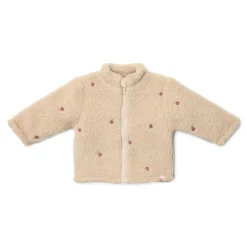 Little Dutch Meisjes Kleding|Kinderkleding^Teddy vest - Zand - Fairy Garden