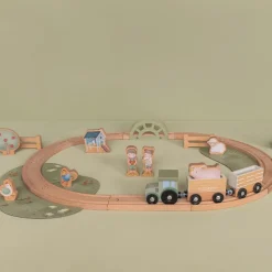 Little Dutch Speelgoed Vanaf 2 Jaar|Houten Treinbaan^Treinset Little Farm
