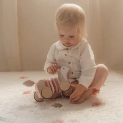 Little Dutch Educatief Speelgoed|Houten Speelgoed^Trekdier Hert - Roze - Fairy Garden