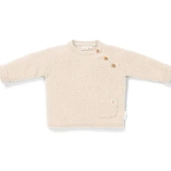 Little Dutch Babykleding^Trui - Zand - Newborn Naturals