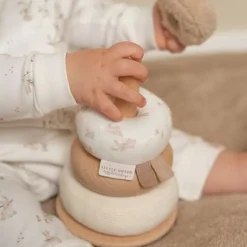 Little Dutch Speelgoed Vanaf 1 Jaar|Stapeltoren^Tuimelstapelaar - Beige - Baby Bunny