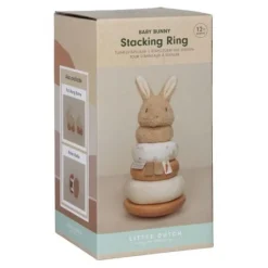 Little Dutch Speelgoed Vanaf 1 Jaar|Stapeltoren^Tuimelstapelaar - Beige - Baby Bunny