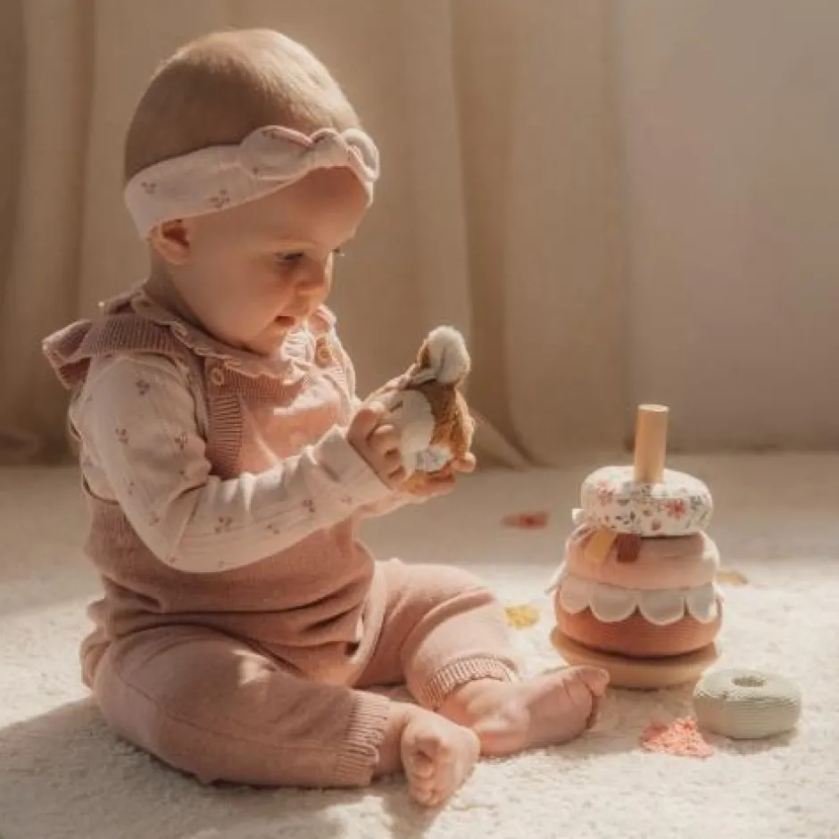 Little Dutch Speelgoed Vanaf 1 Jaar|Stapeltoren^Tuimelstapelaar - Roze - Fairy Garden
