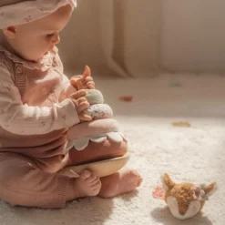 Little Dutch Speelgoed Vanaf 1 Jaar|Stapeltoren^Tuimelstapelaar - Roze - Fairy Garden