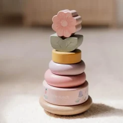 Little Dutch Speelgoed Vanaf 1 Jaar|Stapeltoren^Tuimelstapelaar - Roze - Fairy Garden