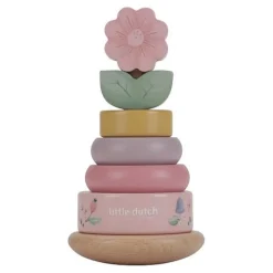 Little Dutch Speelgoed Vanaf 1 Jaar|Stapeltoren^Tuimelstapelaar - Roze - Fairy Garden