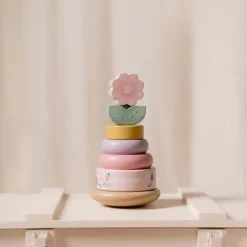 Little Dutch Speelgoed Vanaf 1 Jaar|Stapeltoren^Tuimelstapelaar - Roze - Fairy Garden