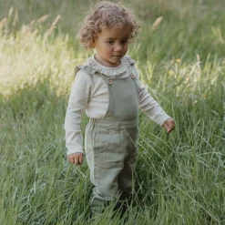 Little Dutch Meisjes Kleding|Kinderkleding^Tuinbroek - Groen - Little Farm