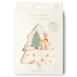 Little Dutch Pyjama's|Pyjama's^Tweedelige kerst pyjama – Beige