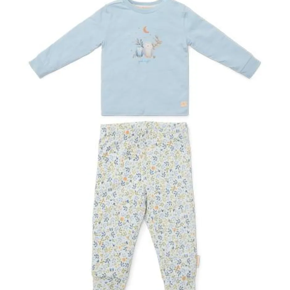 Little Dutch Jongens Kleding|Pyjama's^Tweedelige pyjama - Blauw - Forest Friends - Forest Adventure