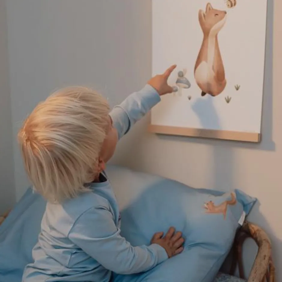 Little Dutch Jongens Kleding|Pyjama's^Tweedelige pyjama - Blauw - Forest Friends - Forest Adventure