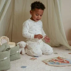 Little Dutch Pyjama's|Pyjama's^Tweedelige pyjama - Wit - Forest Friends - Forest Treasures