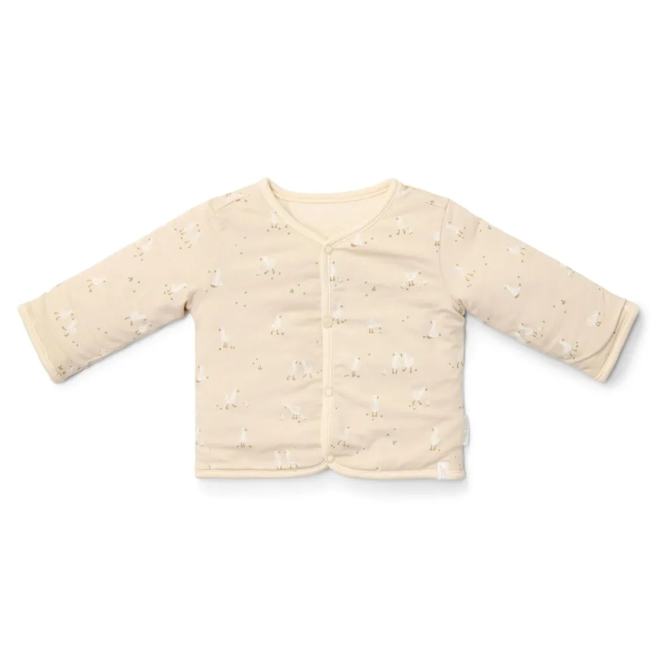 Little Dutch Babykleding^Vest - Beige - Newborn Naturals - Little Goose