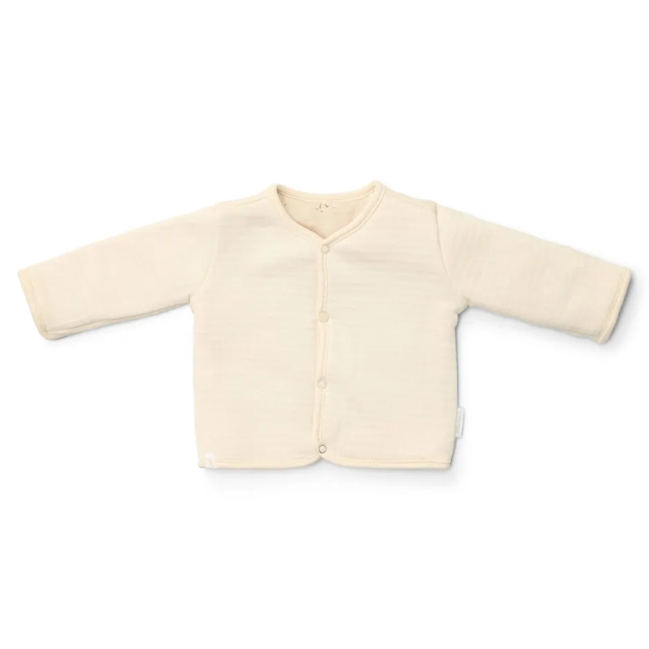 Little Dutch Babykleding^Vest - Beige - Newborn Naturals - Little Goose