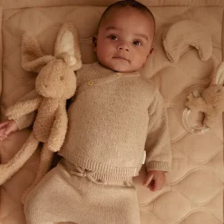 Little Dutch Babykleding^Vest - Beige - Newborn Naturals