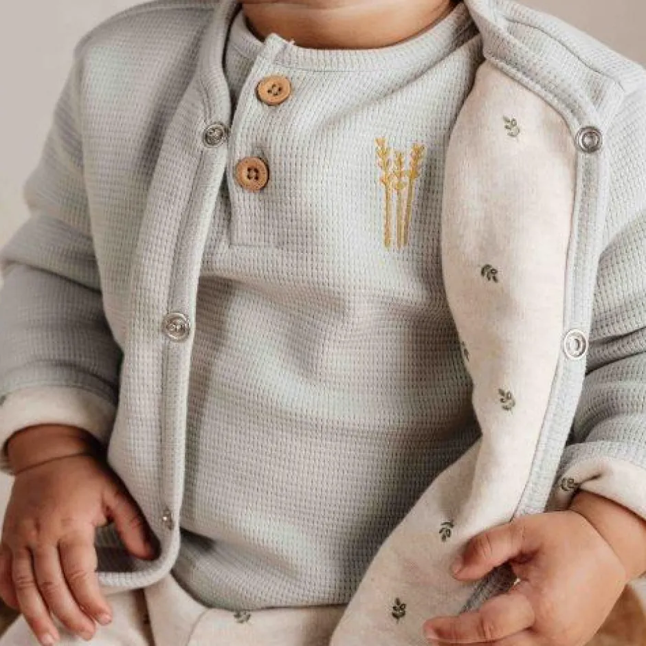 Little Dutch Kinderkleding^Vest - Groen - Little Farm