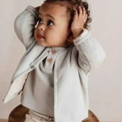 Little Dutch Kinderkleding^Vest - Groen - Little Farm