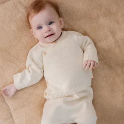 Little Dutch Babykleding^Vest - Wit - Newborn Naturals