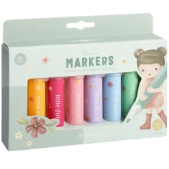 Little Dutch Creatief Speelgoed^Viltstiften - Meerkleurig - Essentials - Rosa