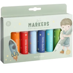 Little Dutch Creatief Speelgoed^Viltstiften - Meerkleurig - Essentials - Jim
