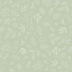 Little Dutch Decoratie|Behang^Vliesbehang - Forest Wonder Sage