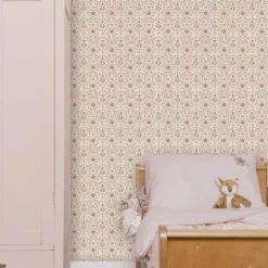 Little Dutch Decoratie|Behang^Vliesbehang - Meerkleurig - Fairy Garden - Fairy Flowers