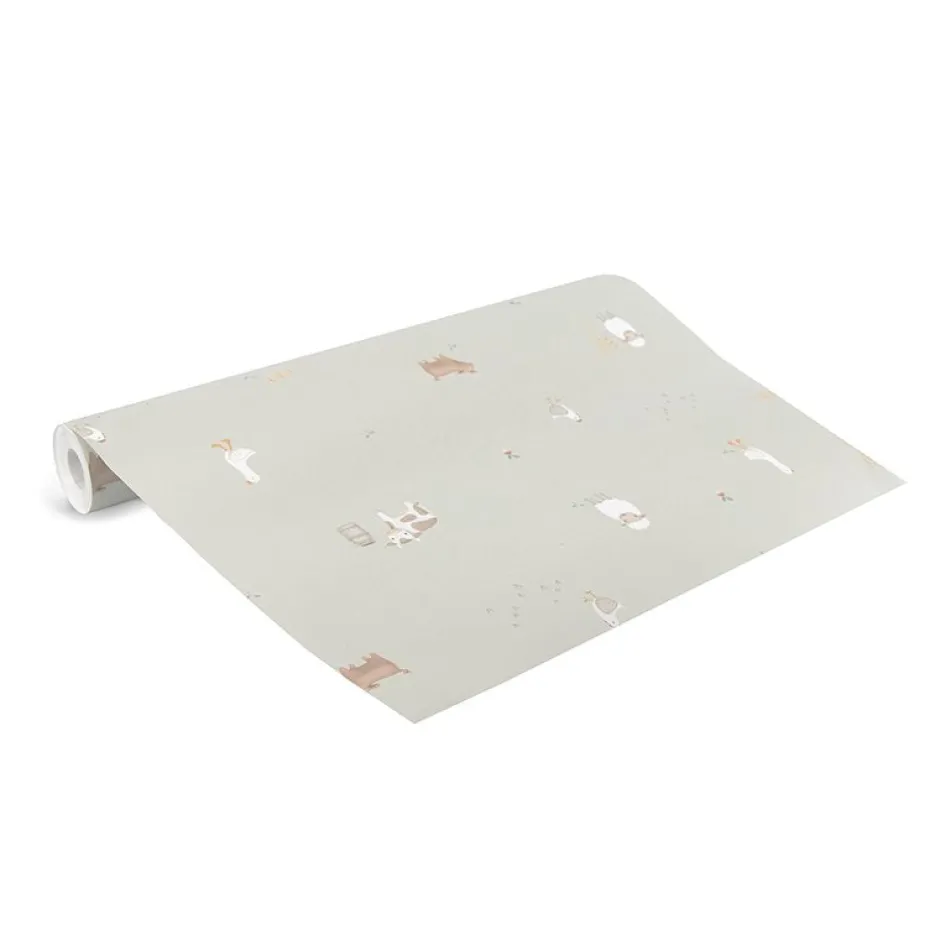 Little Dutch Decoratie|Behang^Vliesbehang Little Farm