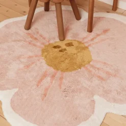 Little Dutch Decoratie|Vloerkleden^Vloerkleed bloem - Roze - Fairy Garden