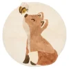 Little Dutch Vloerkleden|Decoratie^Vloerkleed vos - Beige - Forest Friends