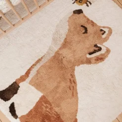 Little Dutch Vloerkleden|Decoratie^Vloerkleed vos - Beige - Forest Friends