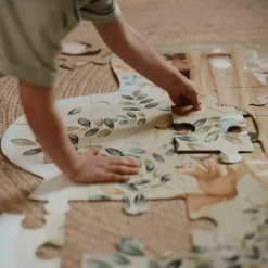 Little Dutch Speelgoed Vanaf 3 Jaar|Puzzels & Spelletjes^Vloerpuzzel - Blauw - Forest Friends