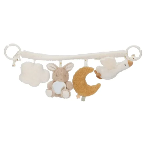 Little Dutch Speelgoed Voor Onderweg|Wagenspanners^Wagenspanner - Beige - Newborn Naturals
